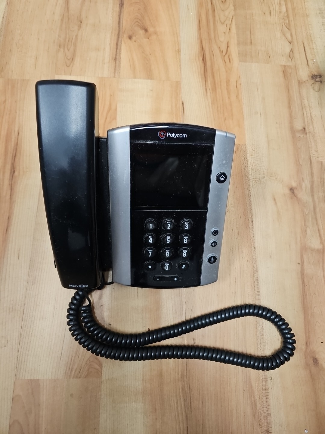 Polycom VVX 500 Phone  With Power Supply Factory Reset Excellent Condition