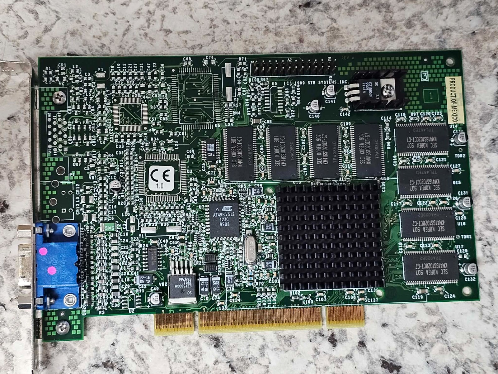 3dfx Voodoo3 2000 PCI 16MB 210-0366-001 PC Amiga Mediator PC Vintage Video Card