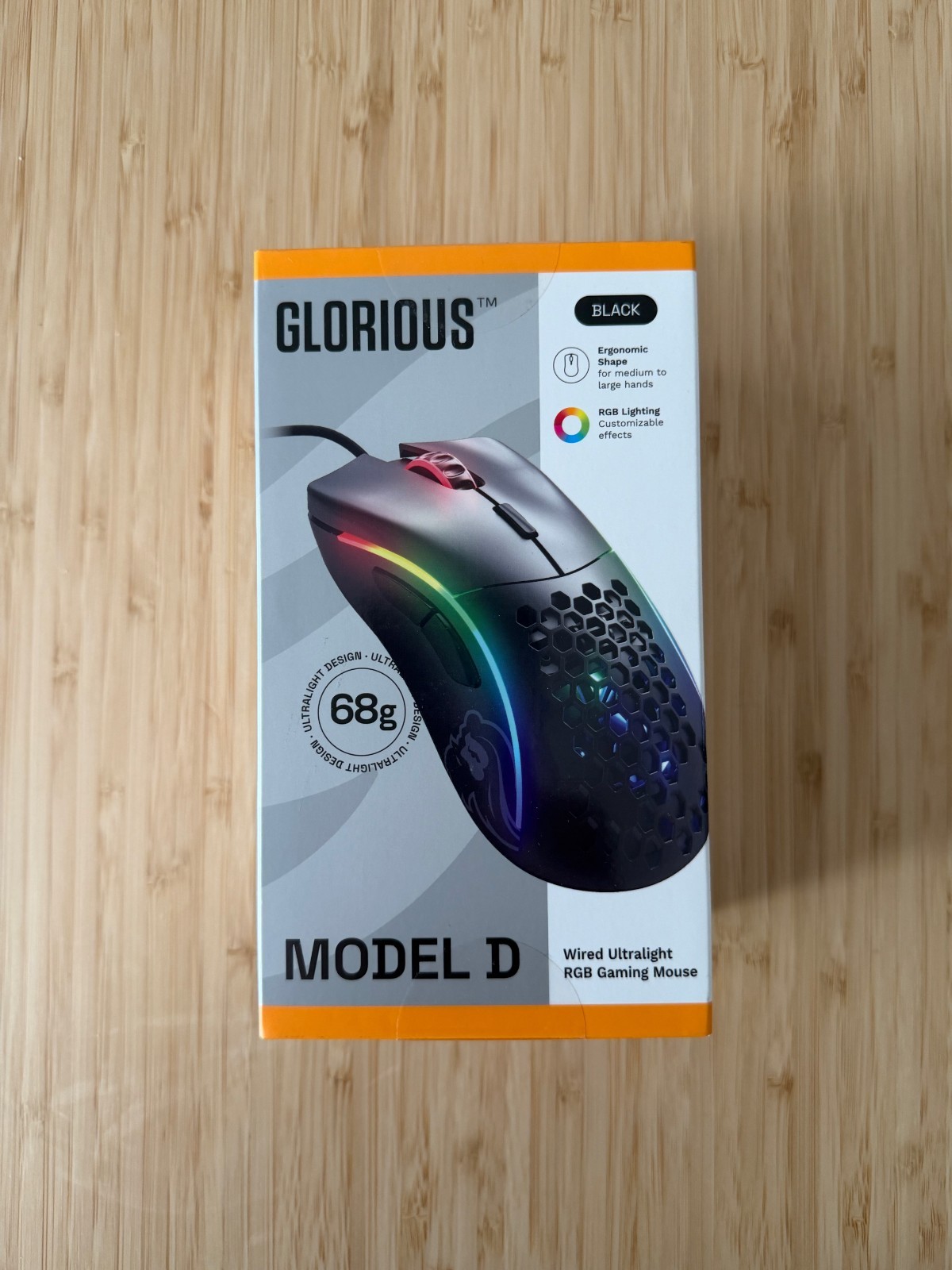 Glorious PC Gaming Race Model D Wireless Gaming Mouse - Matte Black