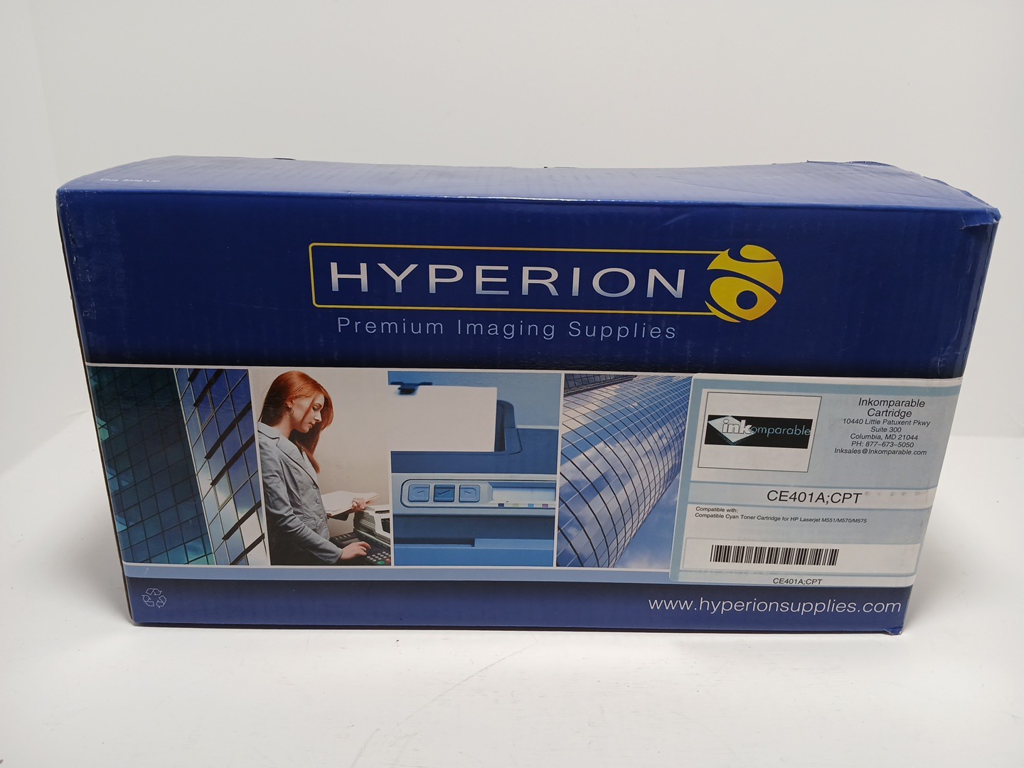 New Cyan Toner CE401A 507A Compatible for HP LaserJet Enterprise M551 M570 M575