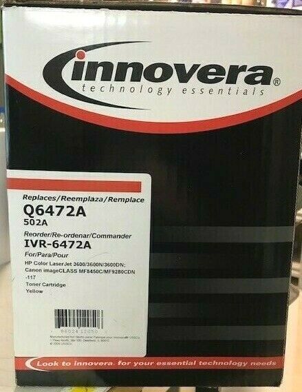 Innovera  Q6472A Yellow Toner Cartridge LaserJet