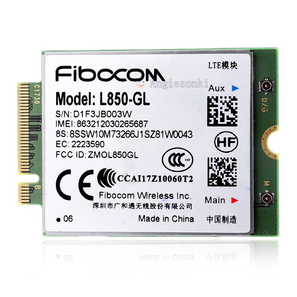 Fibocom L850-GL CAT9 WWAN 4G LTE Module For Thinkpad T480 T480S T490 T495S T590