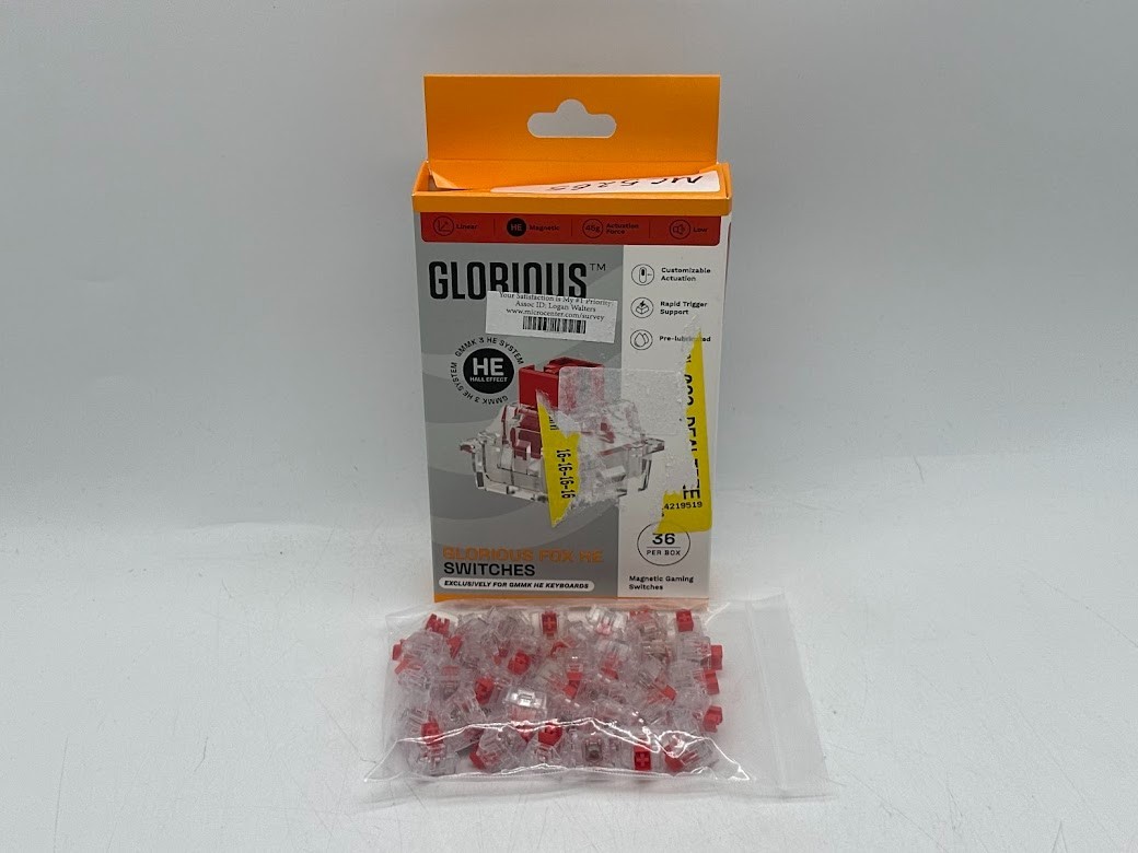 Glorious Fox HE Switches - Standard - Linear - 36 switches
