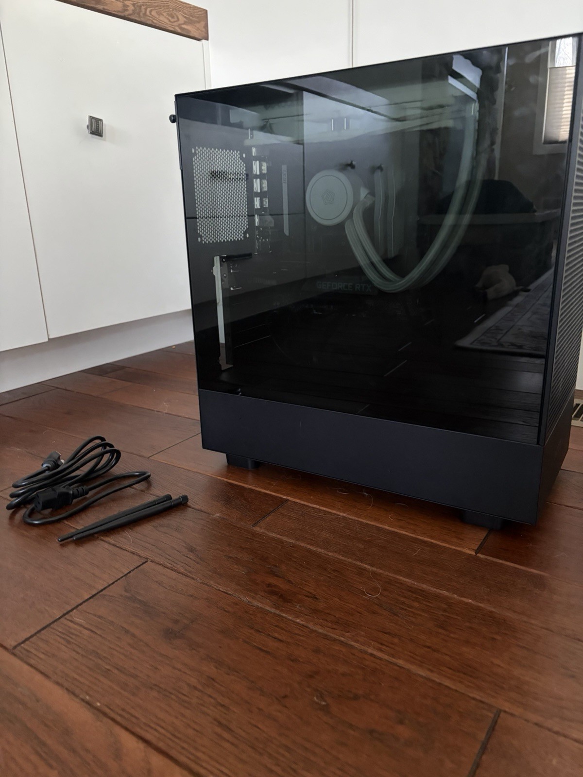ZOTAC GAMING MSI Desktop Tower PC GeForce RTX GPU Liquid Cooling RGB Black