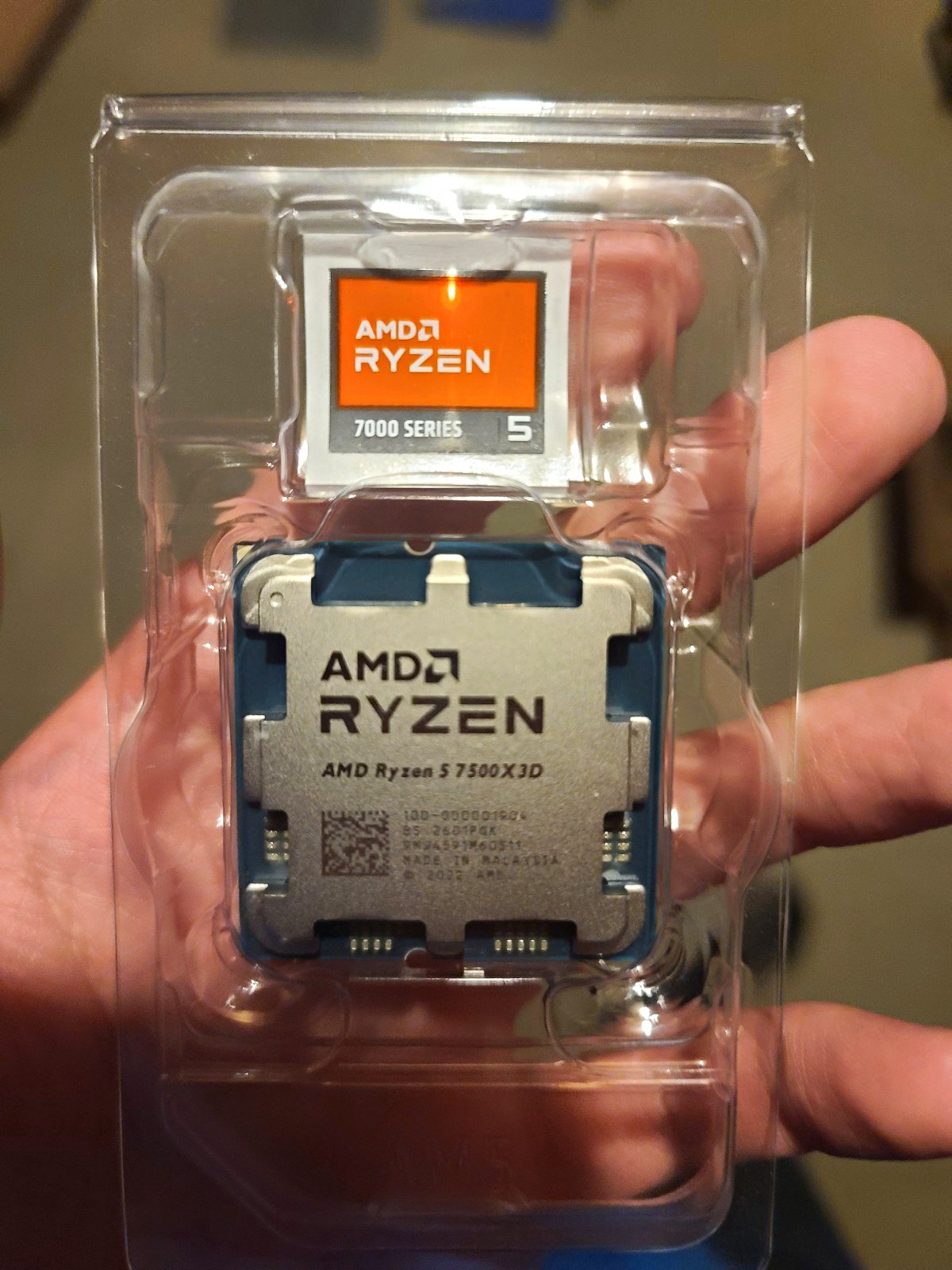 AMD Ryzen 5 7500X3D AM5 CPU Processor 96MB L3 Cache