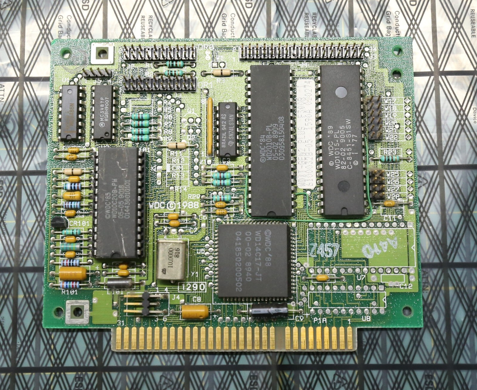 Western Digital IBM ISA WDXT-Gen 2 Plus Controller Disk Drive Board