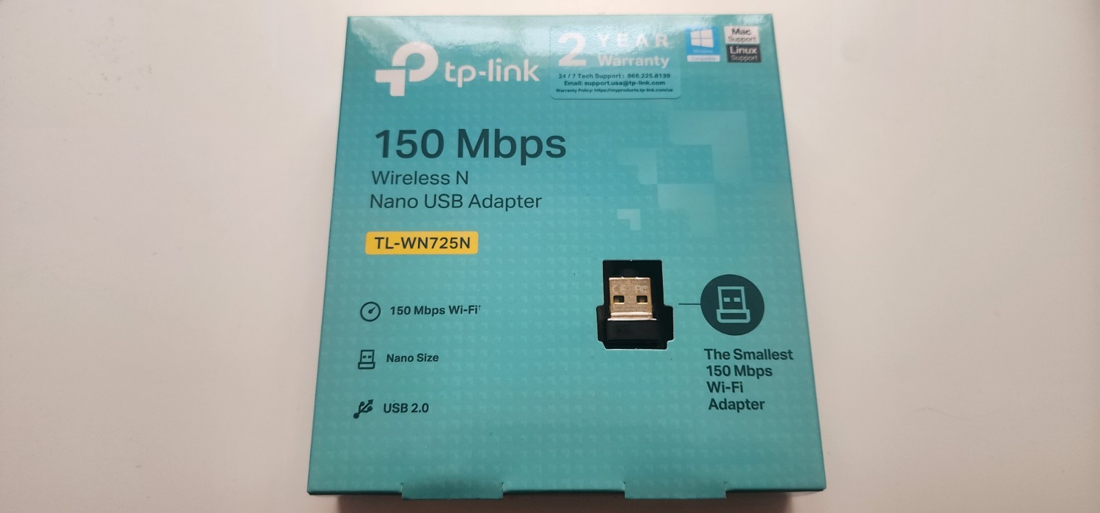 TP-LINK TLWN725N 150Mbps Wireless N Nano USB Adapter