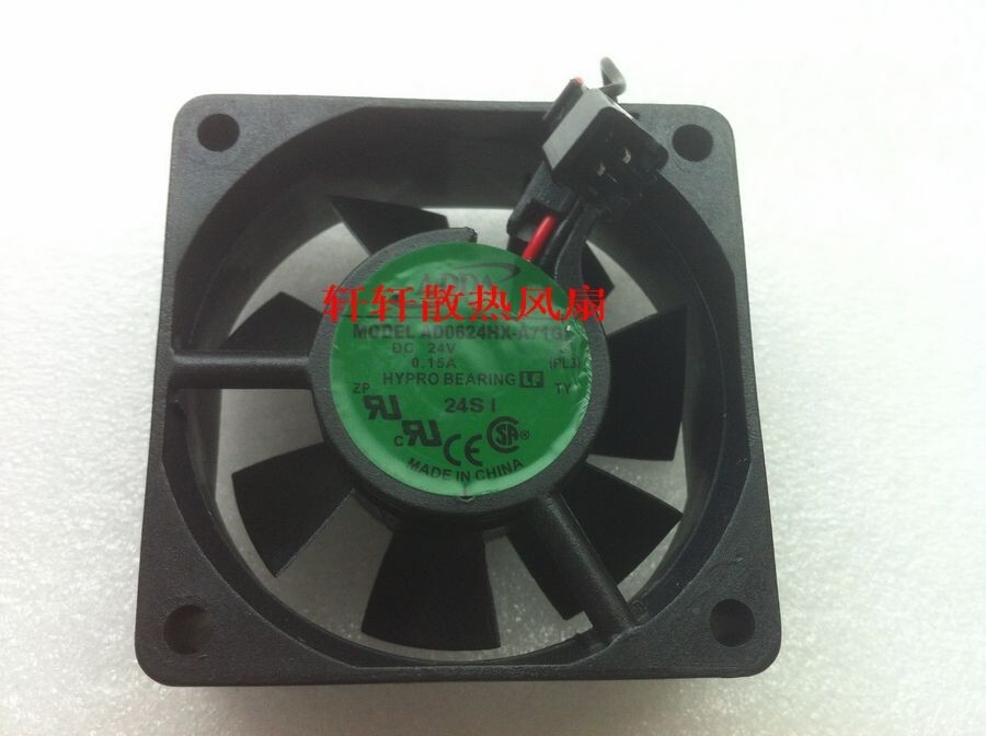 ADDA 6CM 6025 24V 0.15A AD0624HX-A71GL 2-wire Inverter Cooling Fan