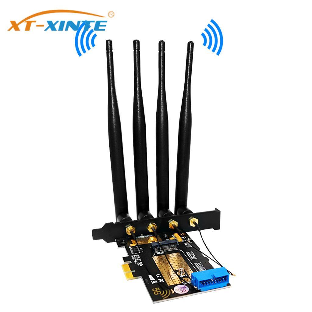 XT-XINTE M.2 B Key USB3.0 & PCIe Dual Bus Interface 5G WWAN Card Adapter