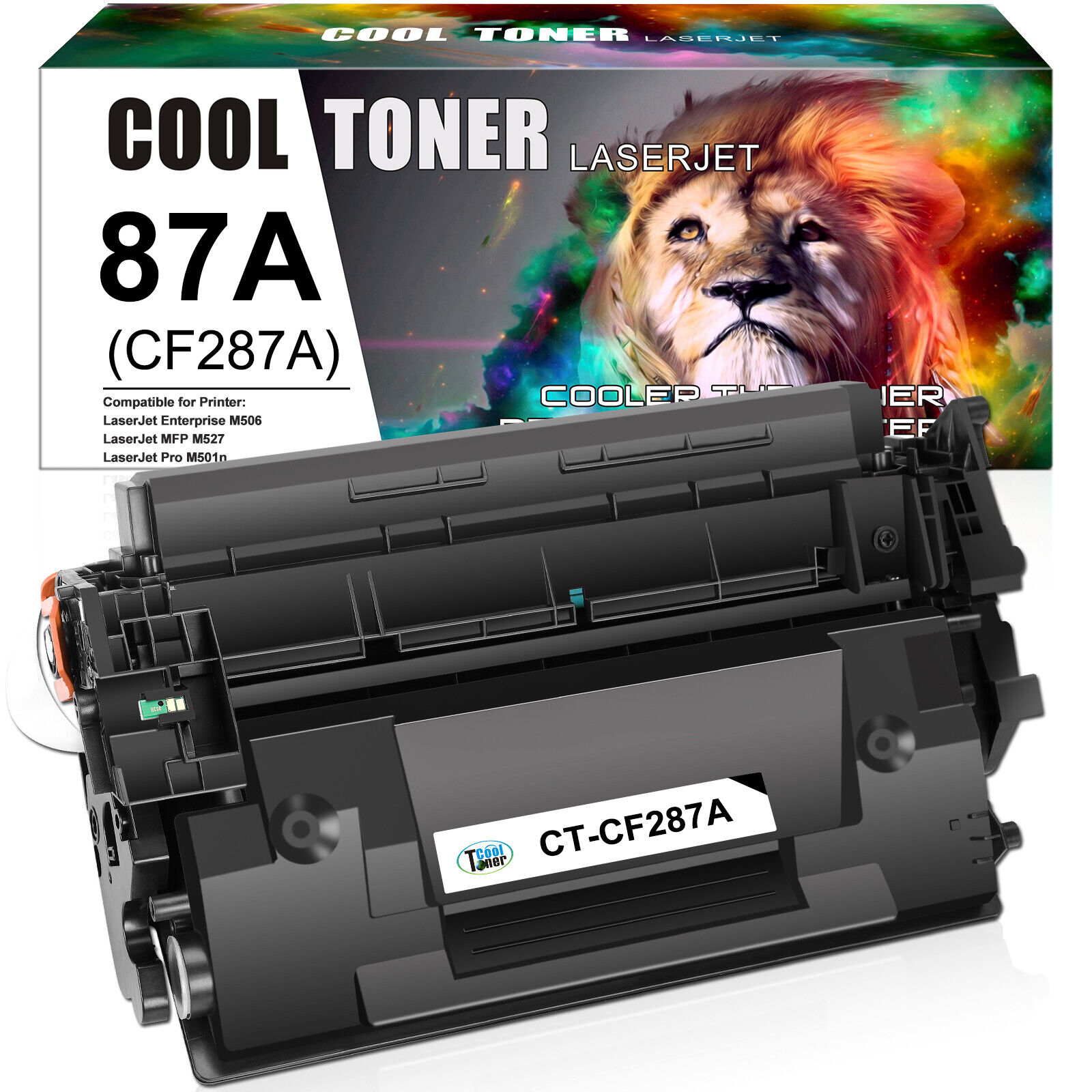 CF287A 87A Black Laser Toner Cartridge Fits For HP LaserJet Enterprise M506n 9K