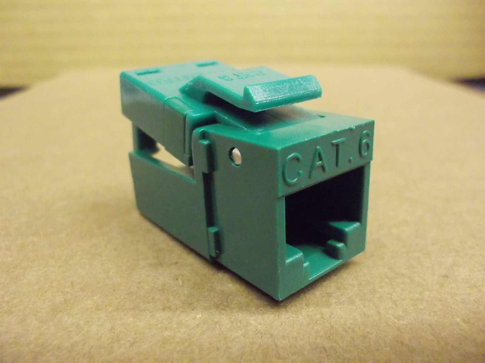 EZ-Snap Jack CAT6 Green 706GN-1 by Platinum Tools, RJ45 Keystone Jac Lot of 13
