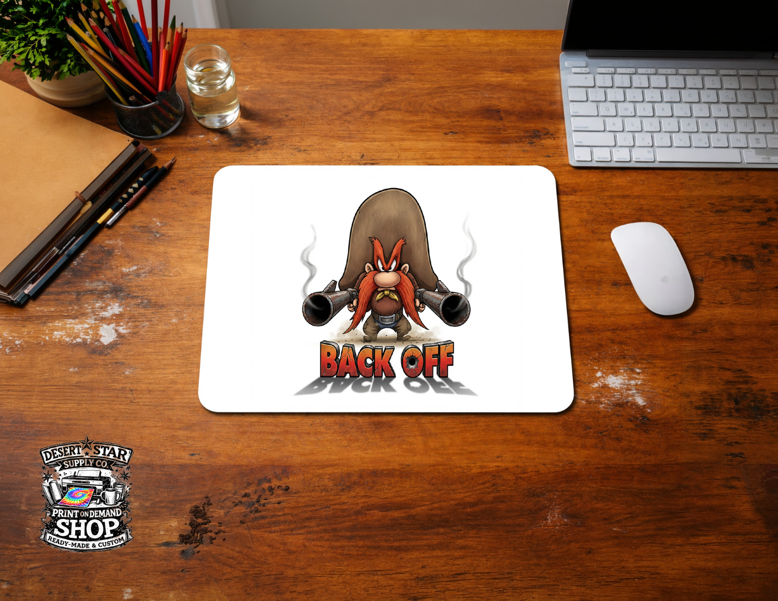 Custom Printed Mouse Pad – Non-Slip Rubber Base – Waterproof Fabric – Gaming