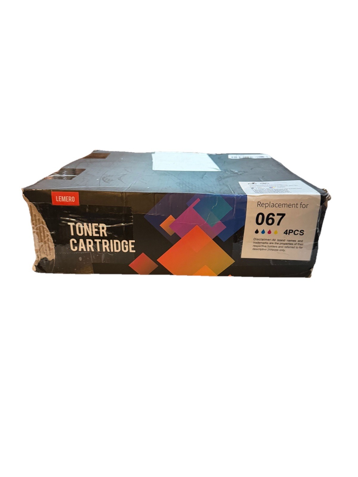 Ink Cartridges (3 Pk) Black, Blue, Yellow Replacement For 067 (New, Open Box)