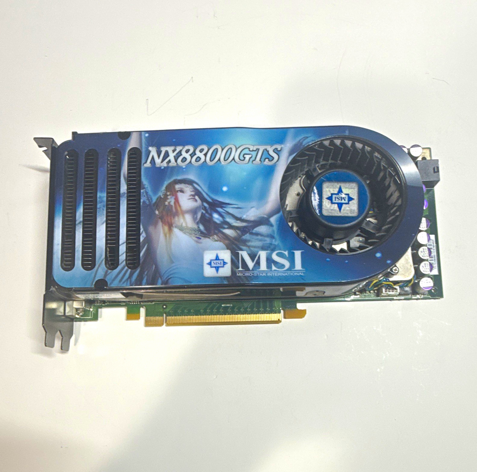 MSI NX8800GTS NVIDIA GeForce 8800 GTS PCIe Graphics Card Dual DVI S-Video