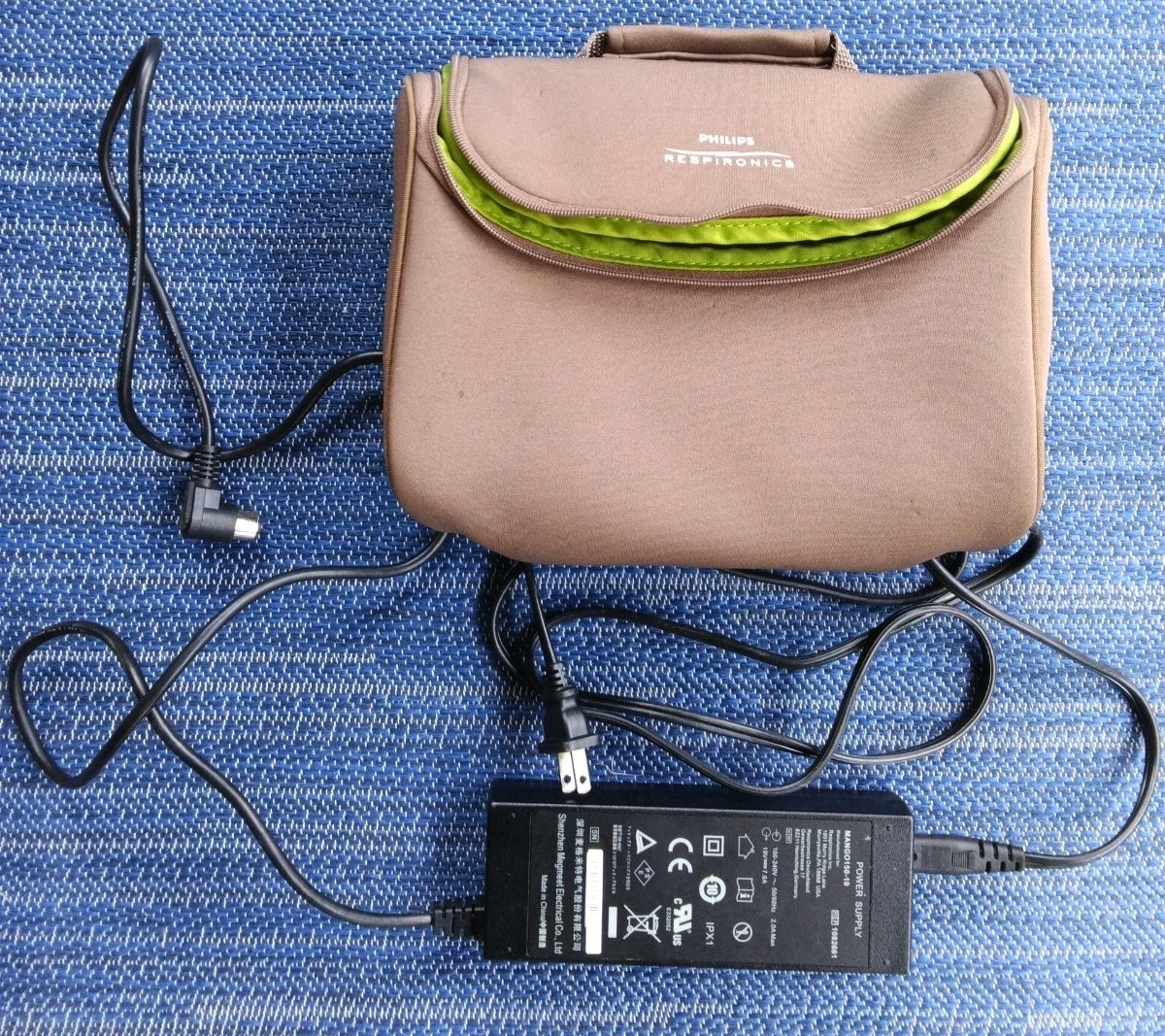 Genuine Respironics SimplyGo MANGO150-19 Medical AC/DC Adapter 19V 7.9A+Bag