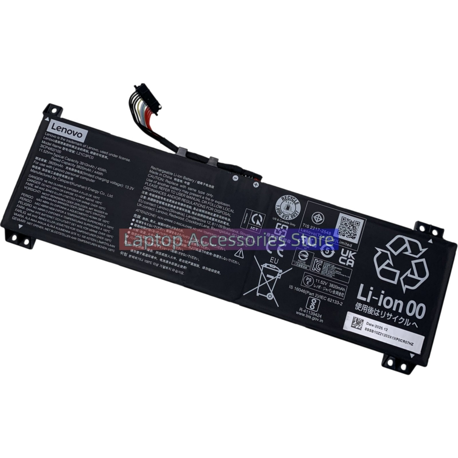 Genuine L21C3PC0 L21M3PC0 L21L3PC0 Battery for Lenovo IdeaPad Gaming 3 15IAH7