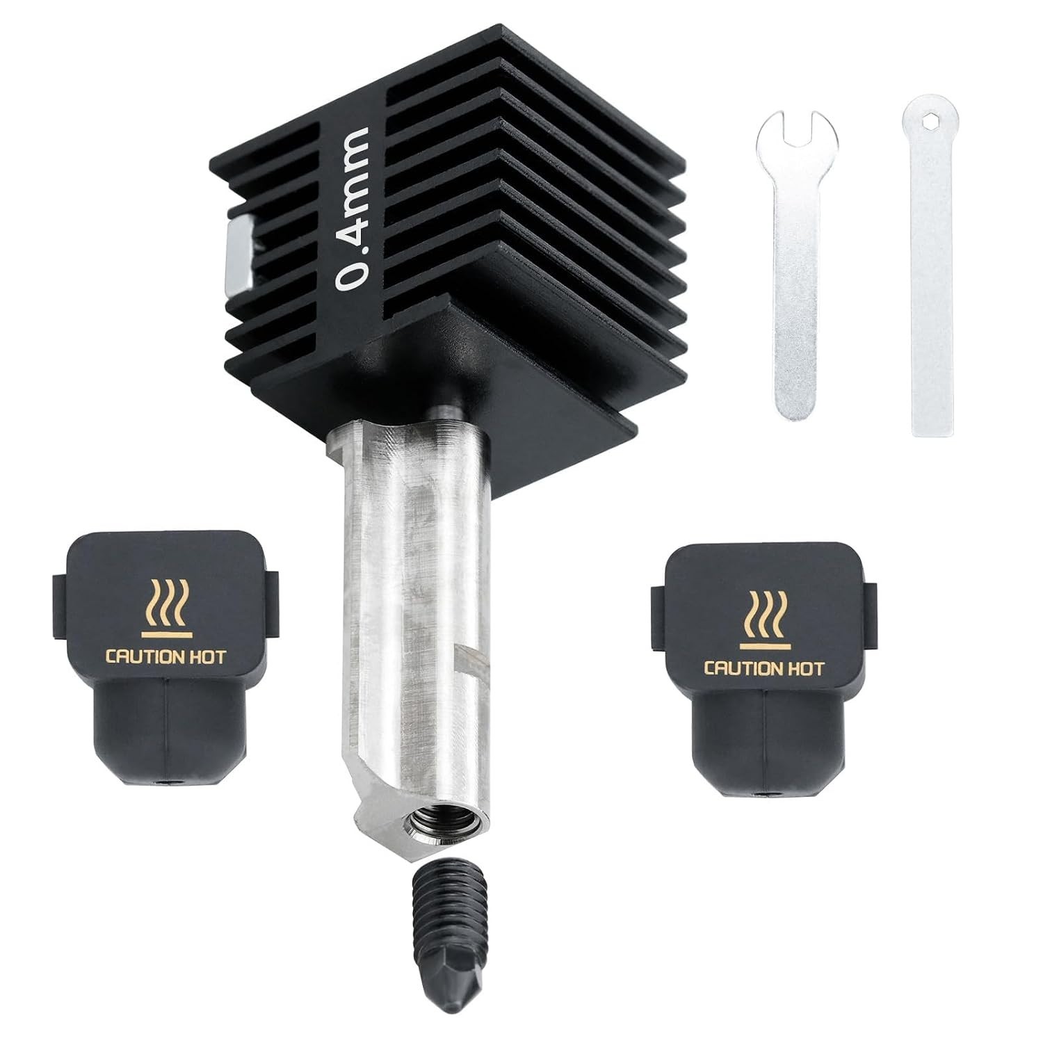 Upgrade A1 Hotend Print Head High Temperature Hardened Steel Nozzle Hot End w...