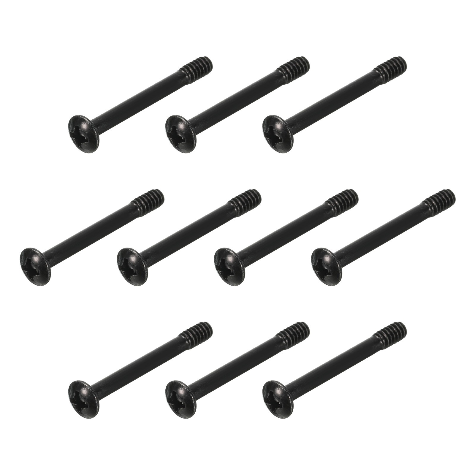 30PCS Computer Case Fan Screws 1.18"L PC Reducing Vibration Screws Round