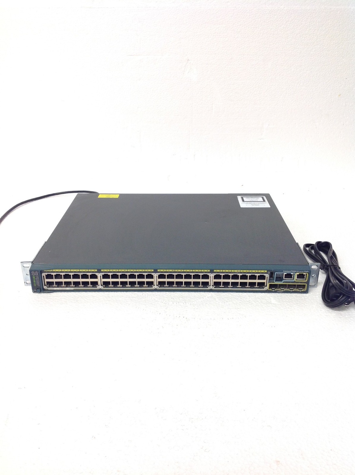 Cisco Catalyst 2960-S Series PoE+ WS-C2960S-48FPS-L Switch w/ C2960S-STACK