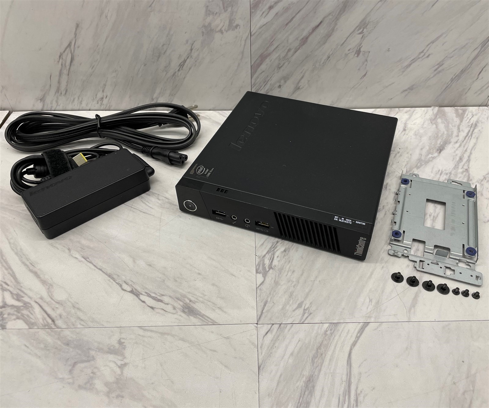 Lenovo M93p Mini Desktop Computer Tiny PC Core i5-4570T 2.90GHz 8GB + Adapter