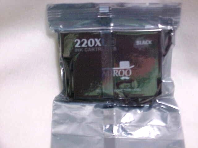 Miroo Ink Cartridge High Yield 220XL Black Ink NEW