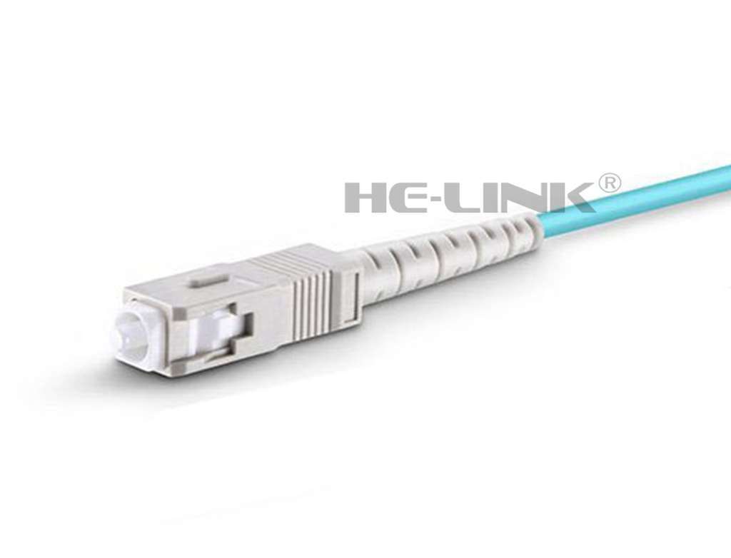 300M SC-SC Outdoor Armored 10G OM3 MM Simplex Fiber Optic Patch Cord