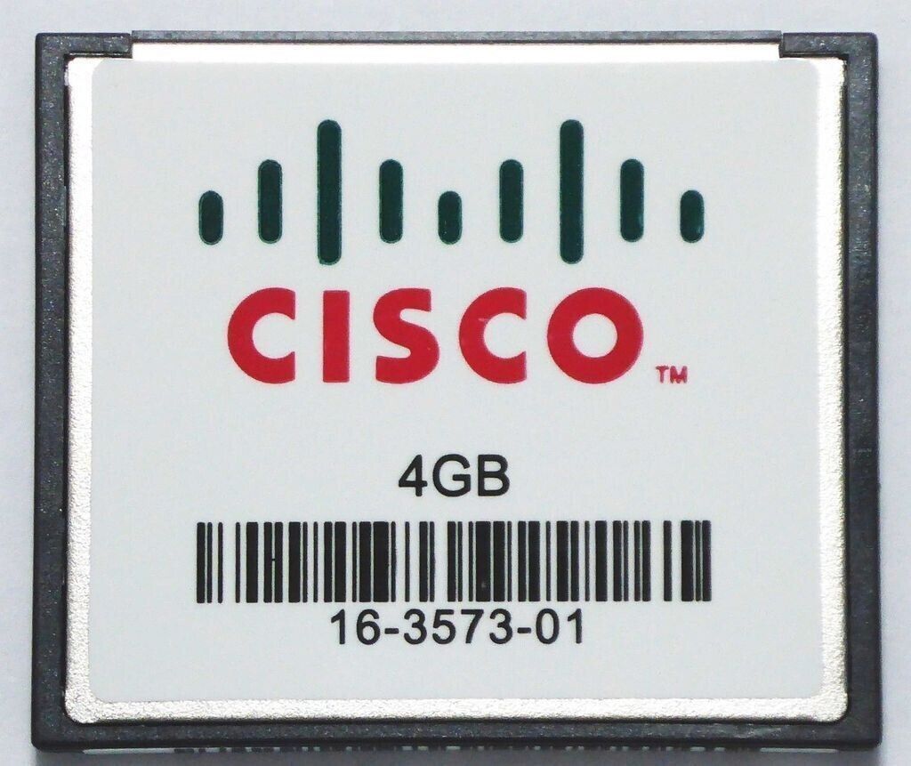 Cisco 4GB Compact Flash Memory MEM-CF-4GB 16-3573-01 Genuine 2900 3900 WARRANTY