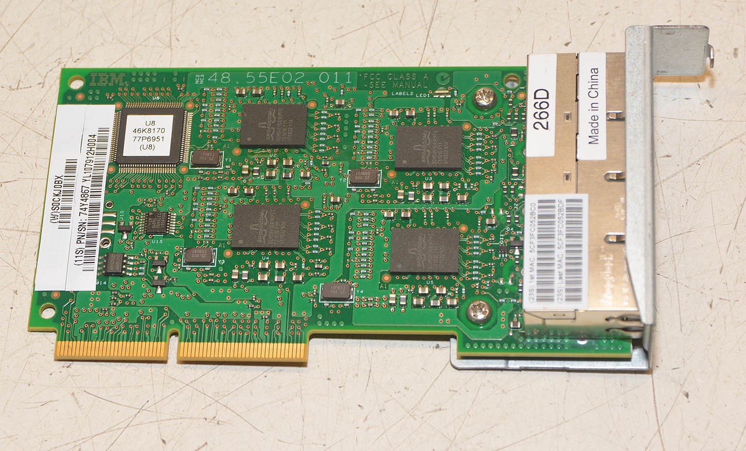 IBM 74Y4867 1QB QUADPORT HEA DAUGHTER CARD