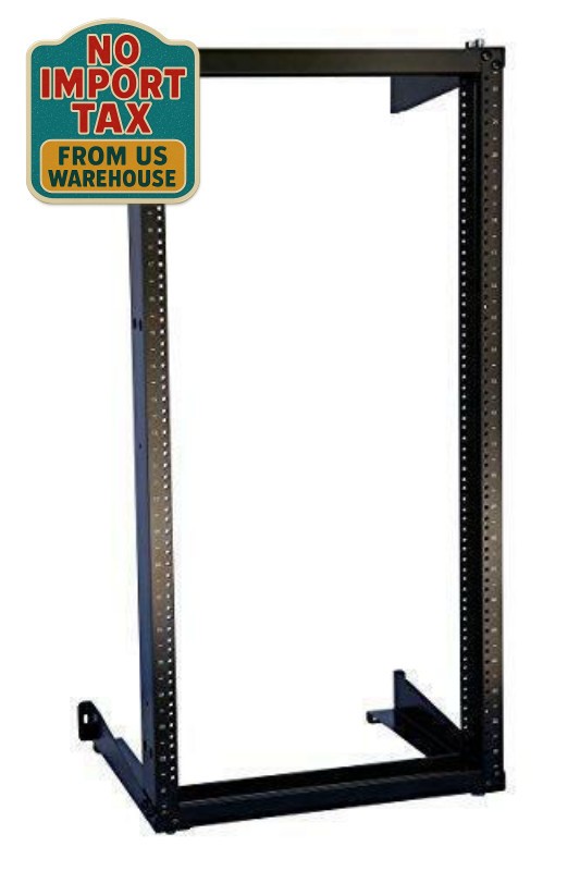 12U Wall Mount Open Frame 19'' Server Equipment Rack Threaded 15 inch depth Blac