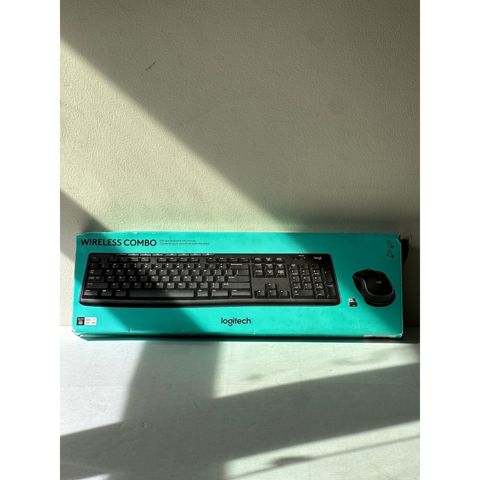 Logitech MK270 Wireless Keyboard and Mouse Combo - Black (K270 & M185)