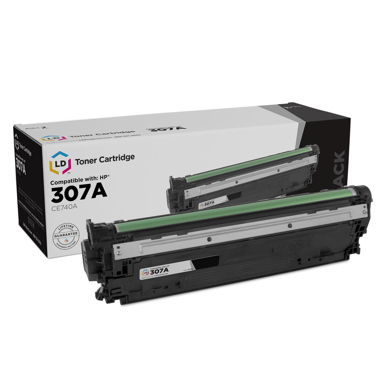 LD CE740A for HP 307A Black Toner Cartridge LaserJet Pro CP5225 CP5225dn CP5225n