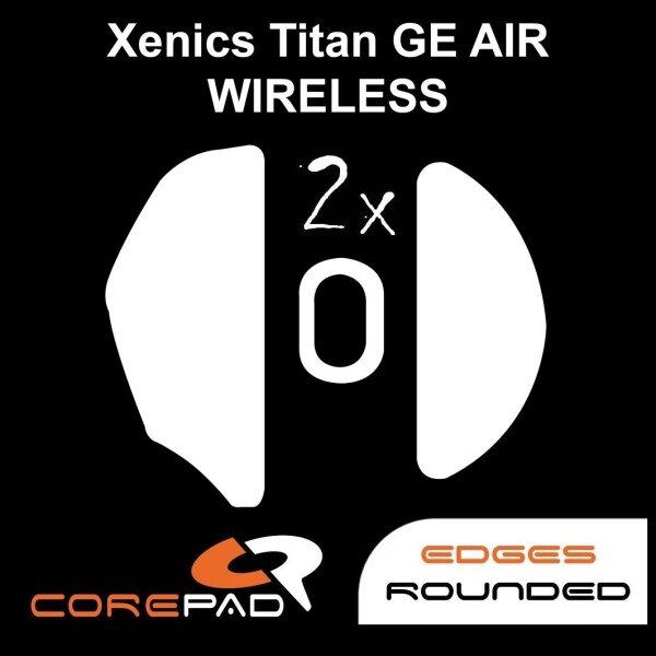 Corepad Skatez Xenics Titan GE AIR Replacement Mouse Feet Hyperglides Teflon