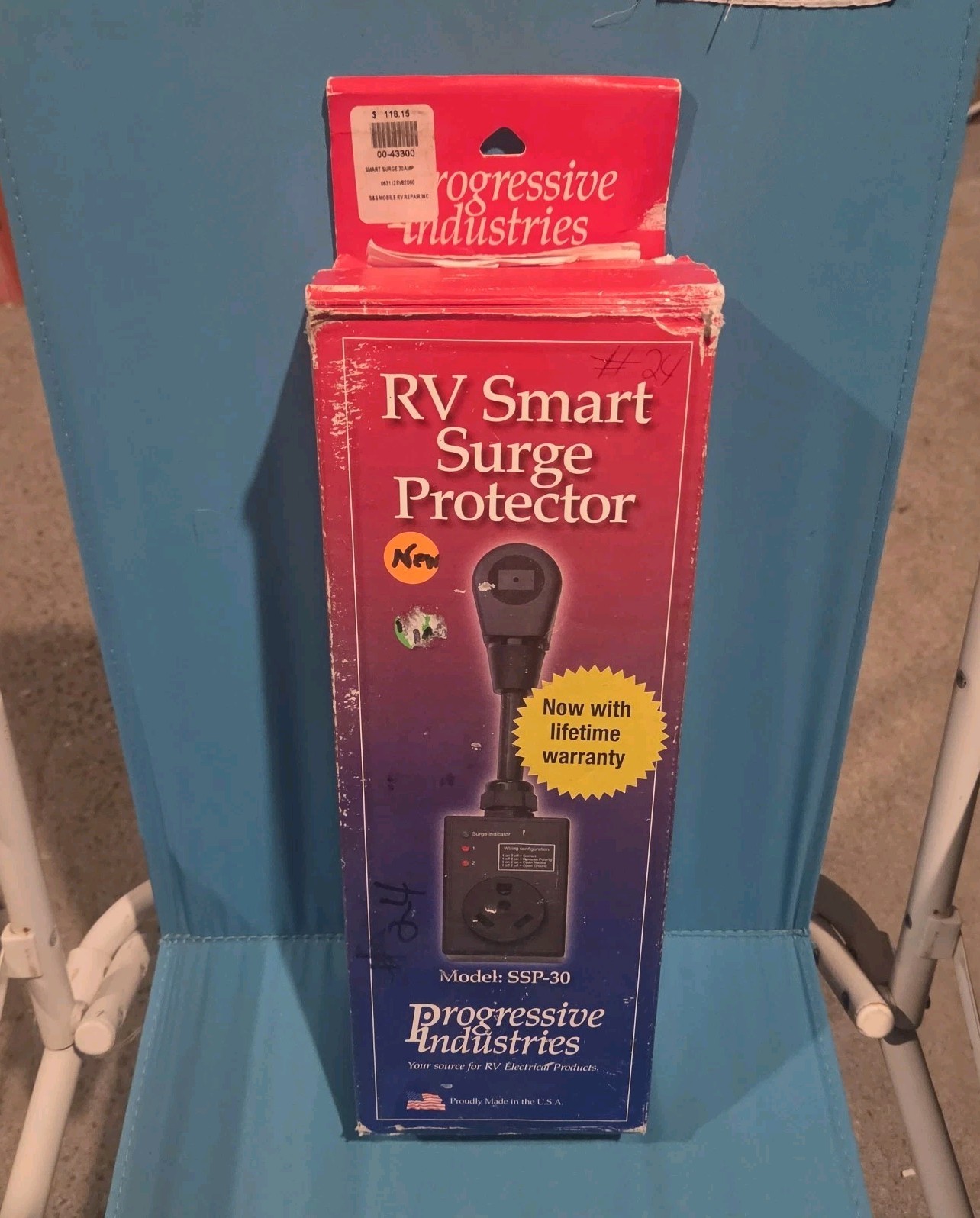 Progressive Industries RV Surge Protector 30 Amp SSP-30 With Box