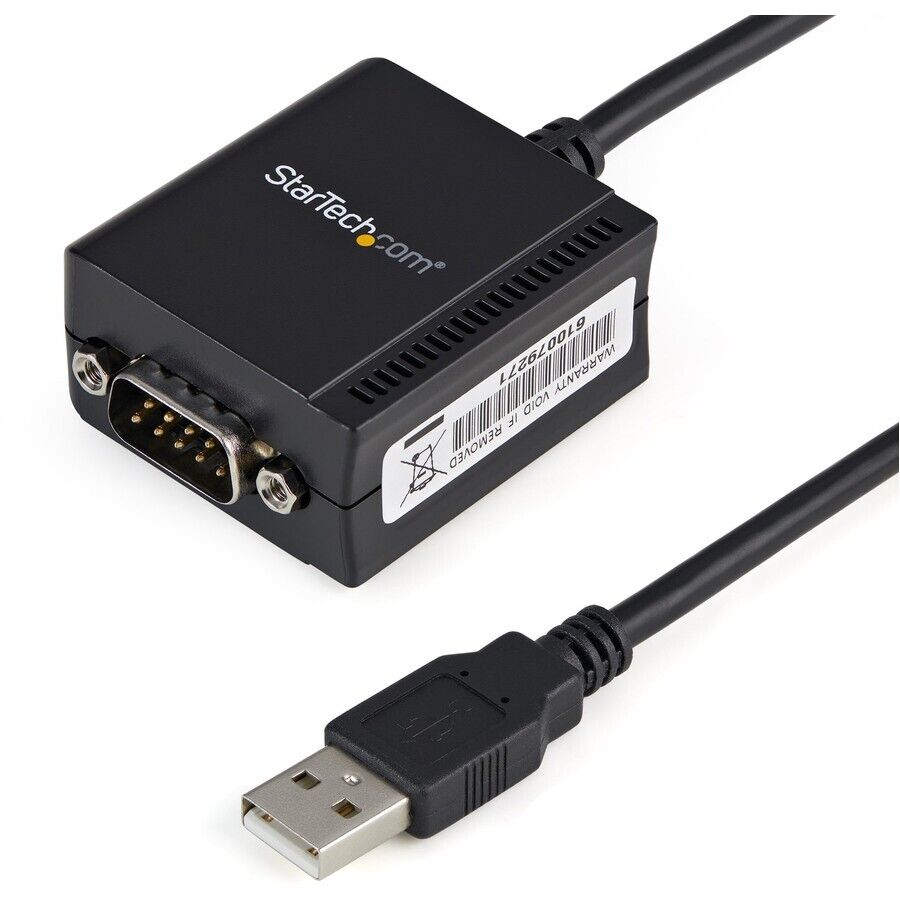 StarTech ICUSB2321F 1 Port FTDI USB to Serial RS232 Adapter Cable with COM