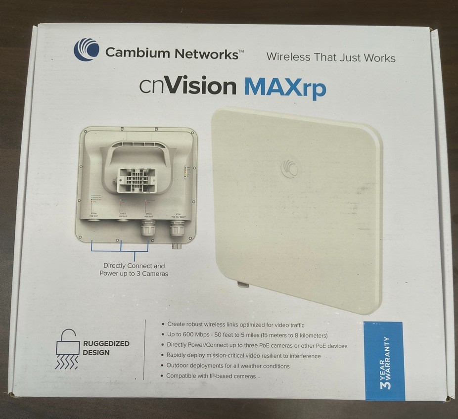 Cambium New CV-C19RPUSA-US cnVision Client MAXr with 19 dBi Antenna, US version