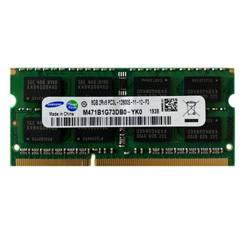 Samsung 8GB 4GB DDR3L 1600MHz SODIMM Memory Laptop RAM CL11 1.35V PC3L-12800S