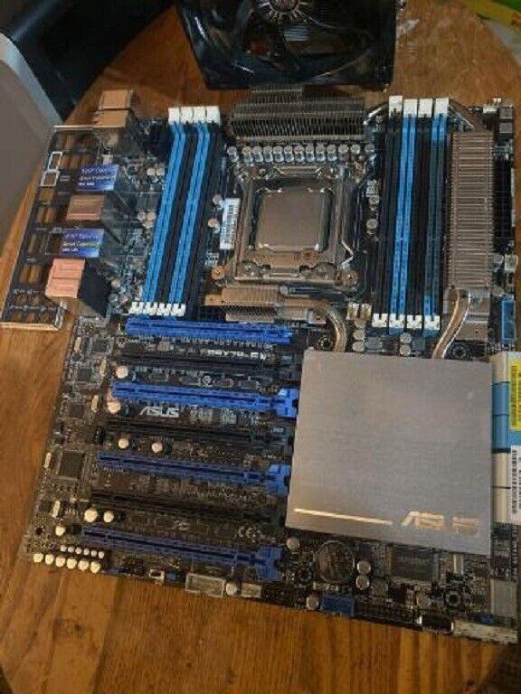 ASUS P9X79 E WS,  Intel Motherboard + Intel core i7  processor +cooler tower
