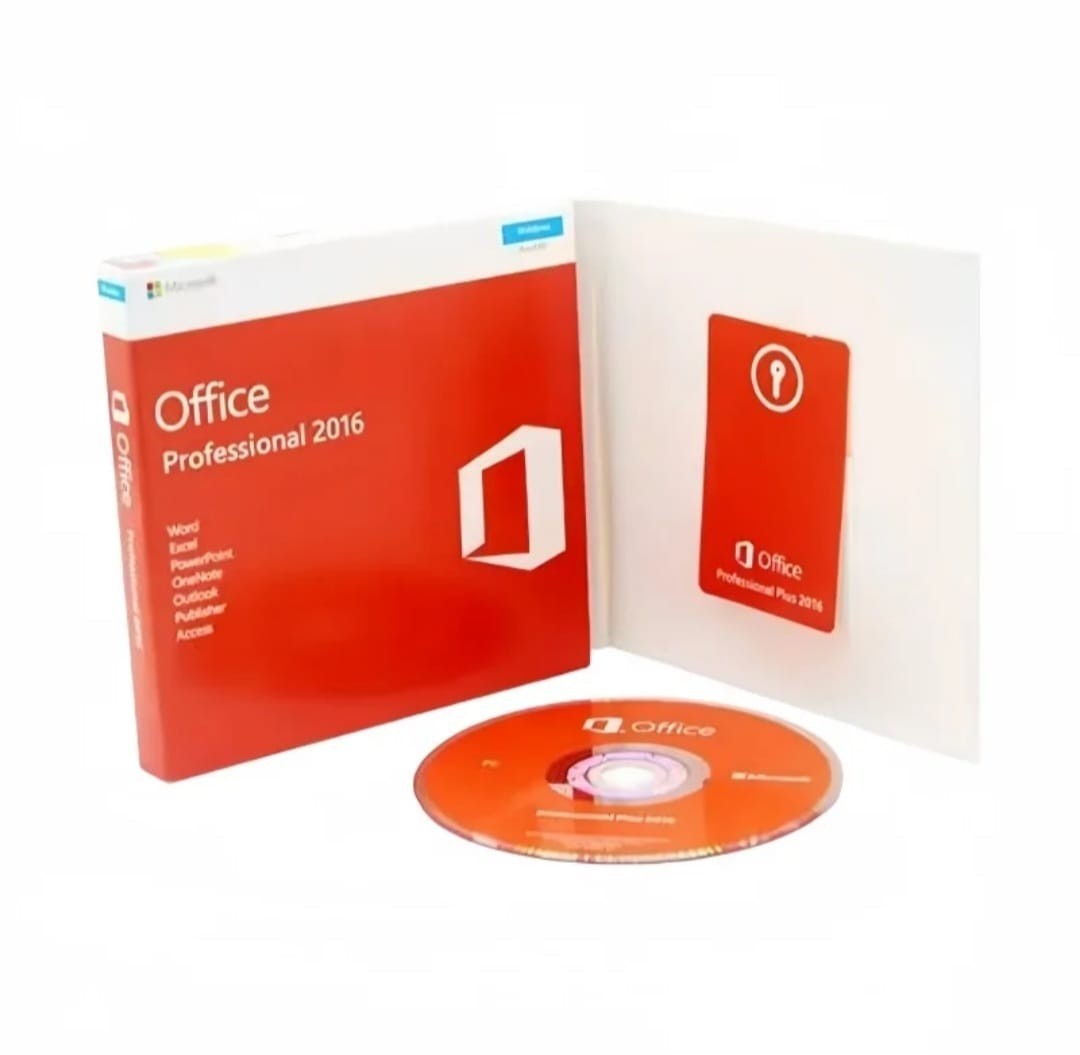 Microsoft Office Professional Plus 2016 DVD New Sealed Retail Package for Life