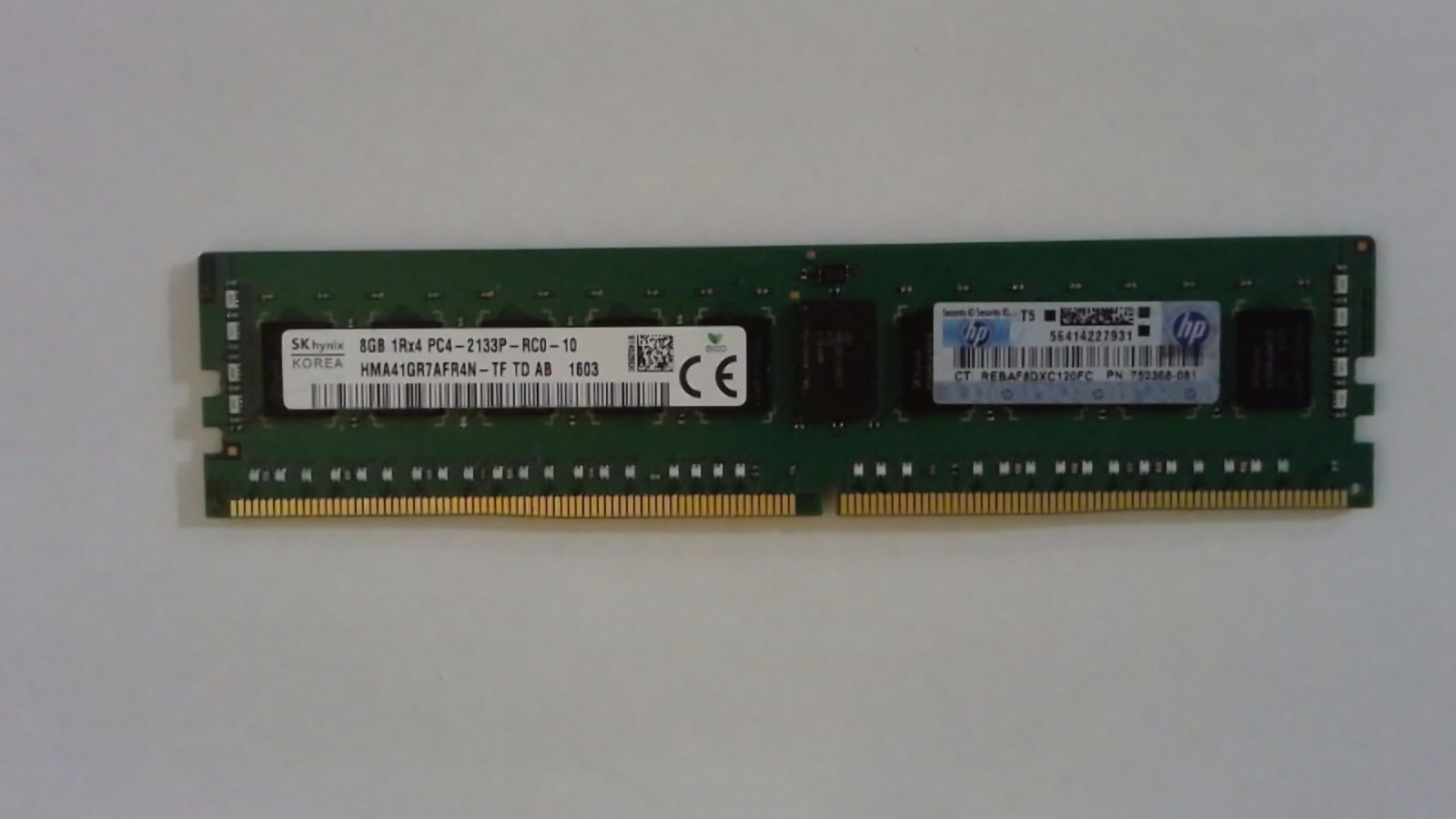 SK Hynix HMA41GR7AFR4N 8Gb 1Rx4 PC4 2133p RC0 10 SDRAM (HP)