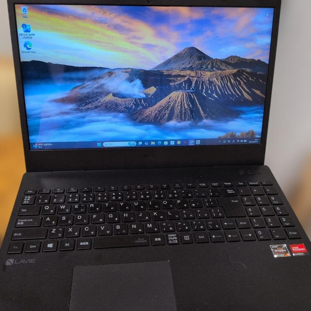 NEC LAVIE Direct N15 R PC-GN26GBDDV Ryzen 3 5300U 8GB 15.6 Laptop Used