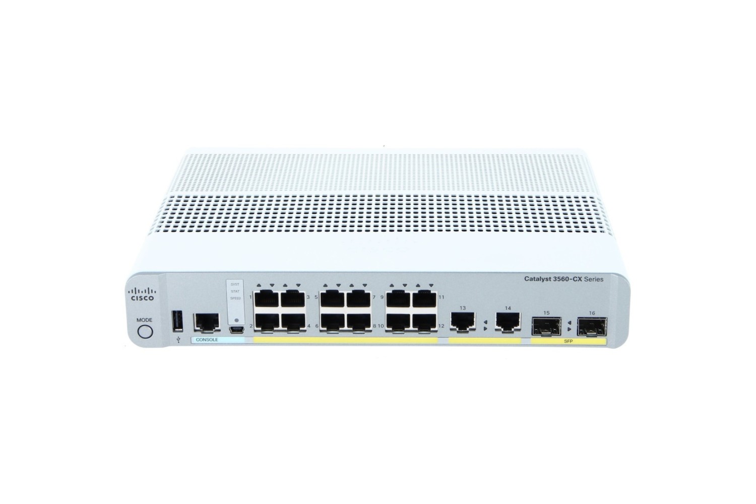 Cisco Catalyst 3560-CX Series 12 Port Switch, WS-C3560CX-12PC-S, Refurbished,