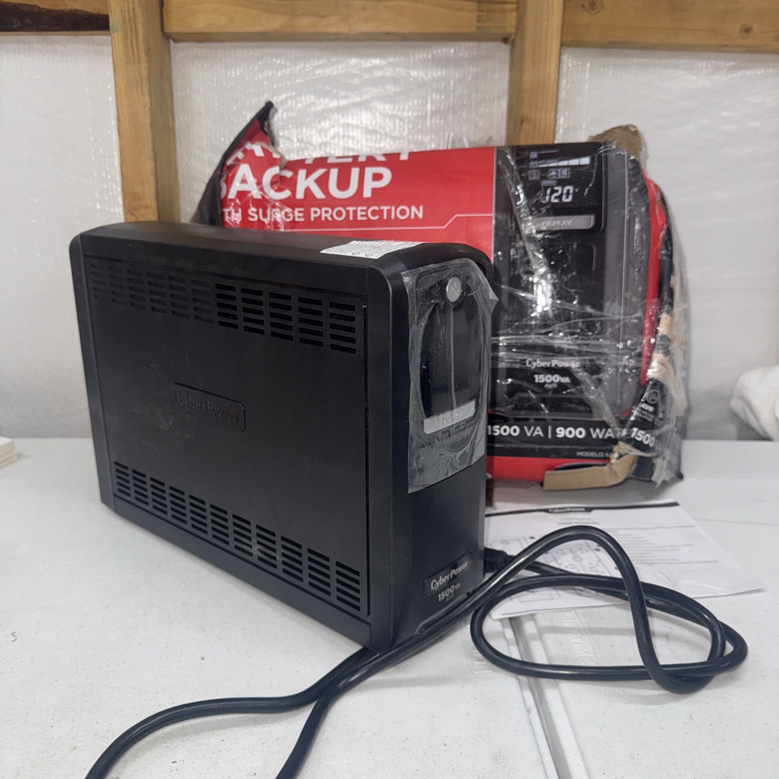 CyberPower LX1500GAVR 1500VA Battery Backup with Surge Protection (UNTESTED)