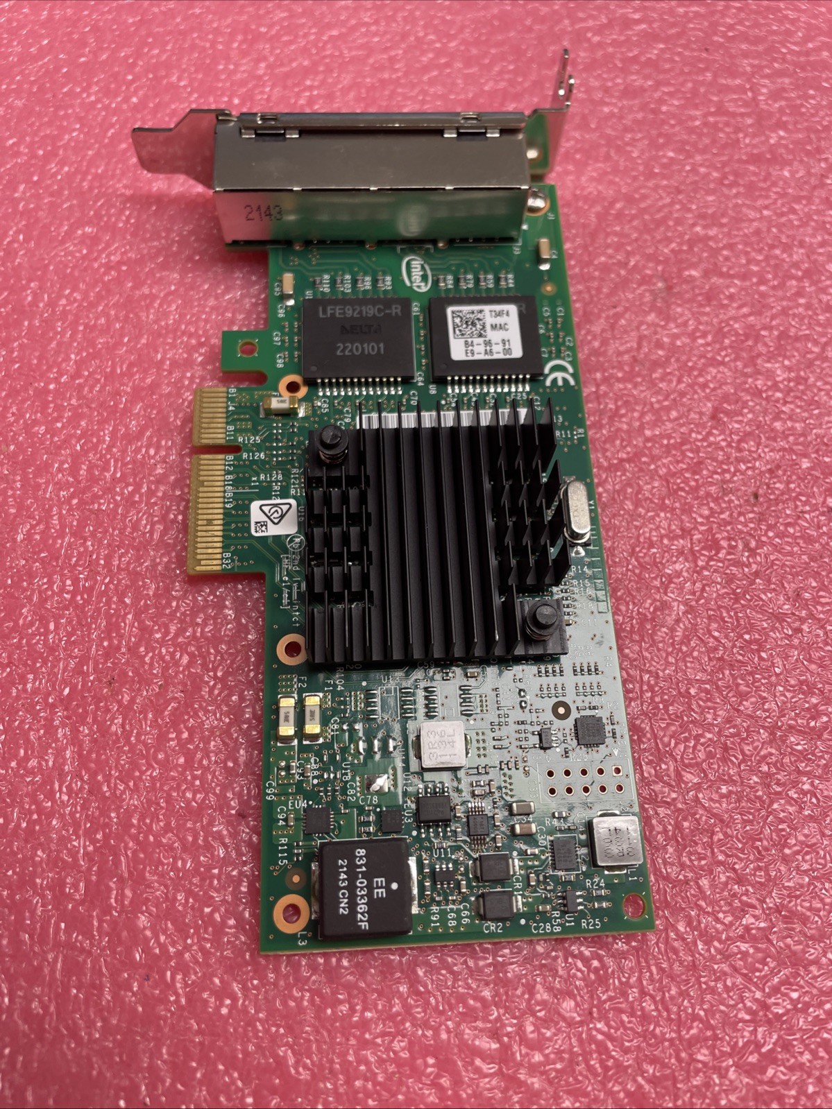 OEM DELL INTEL I350-T4 QUAD PORT PCI-E ETHERNET NETWORK ADAPTER .