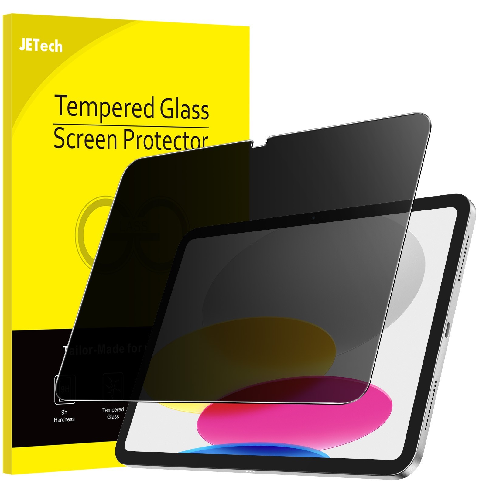 JETech Privacy Screen Protector for iPad (A16) 11th/10th Generation (2025/2022)