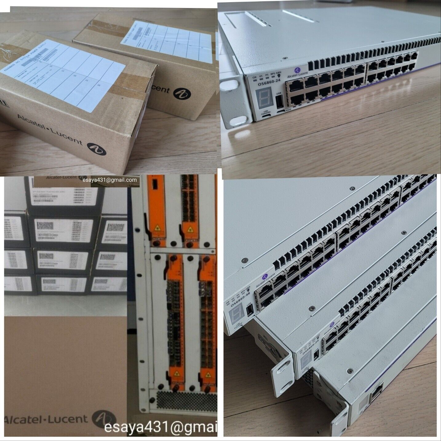 REF Alcatel-Lucent OS6850E-24 24-Port Gigabit Managed Switch