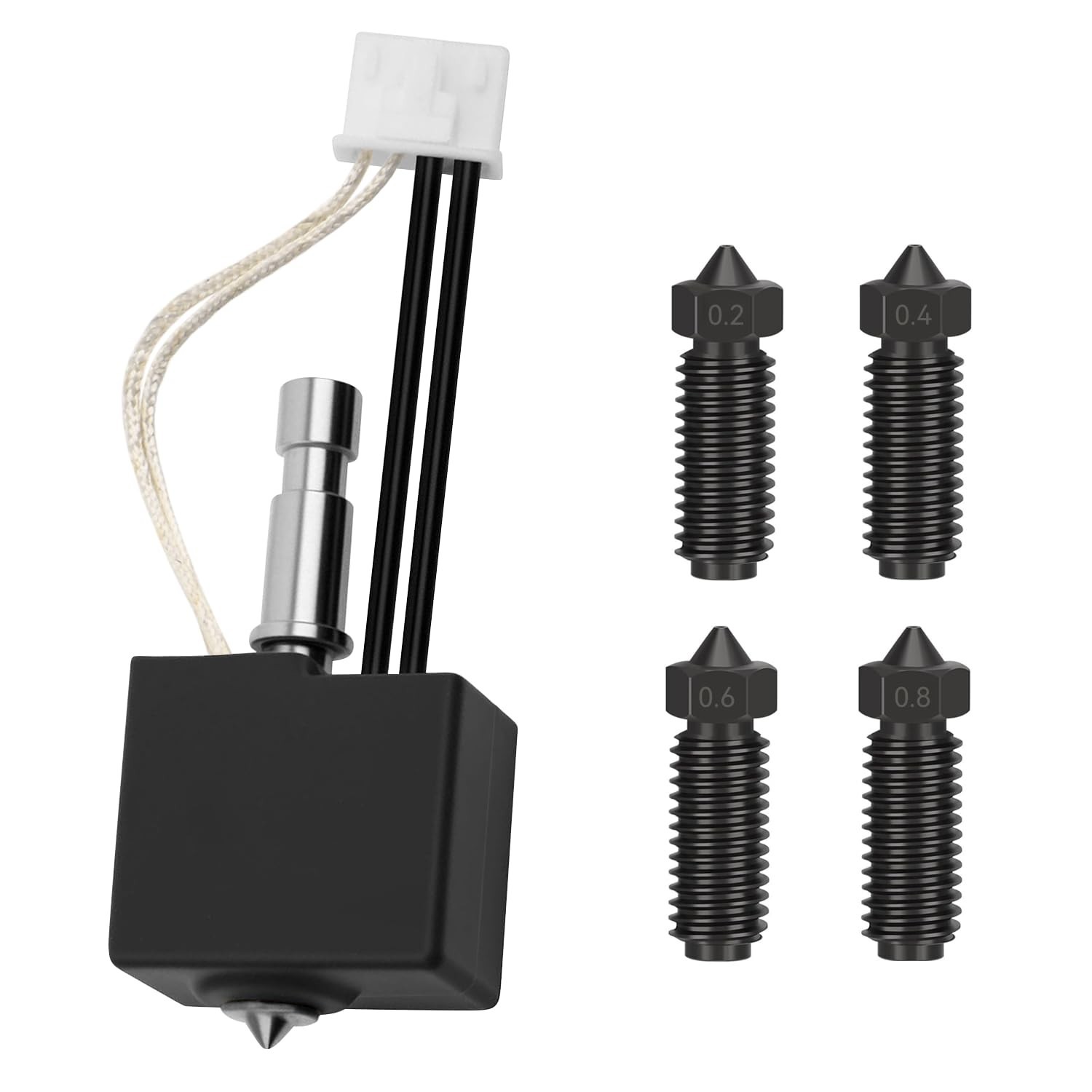 Upgrade Hotend Kit for Anycubic Kobra S1 3D Printer with Hardened Steel Nozzles