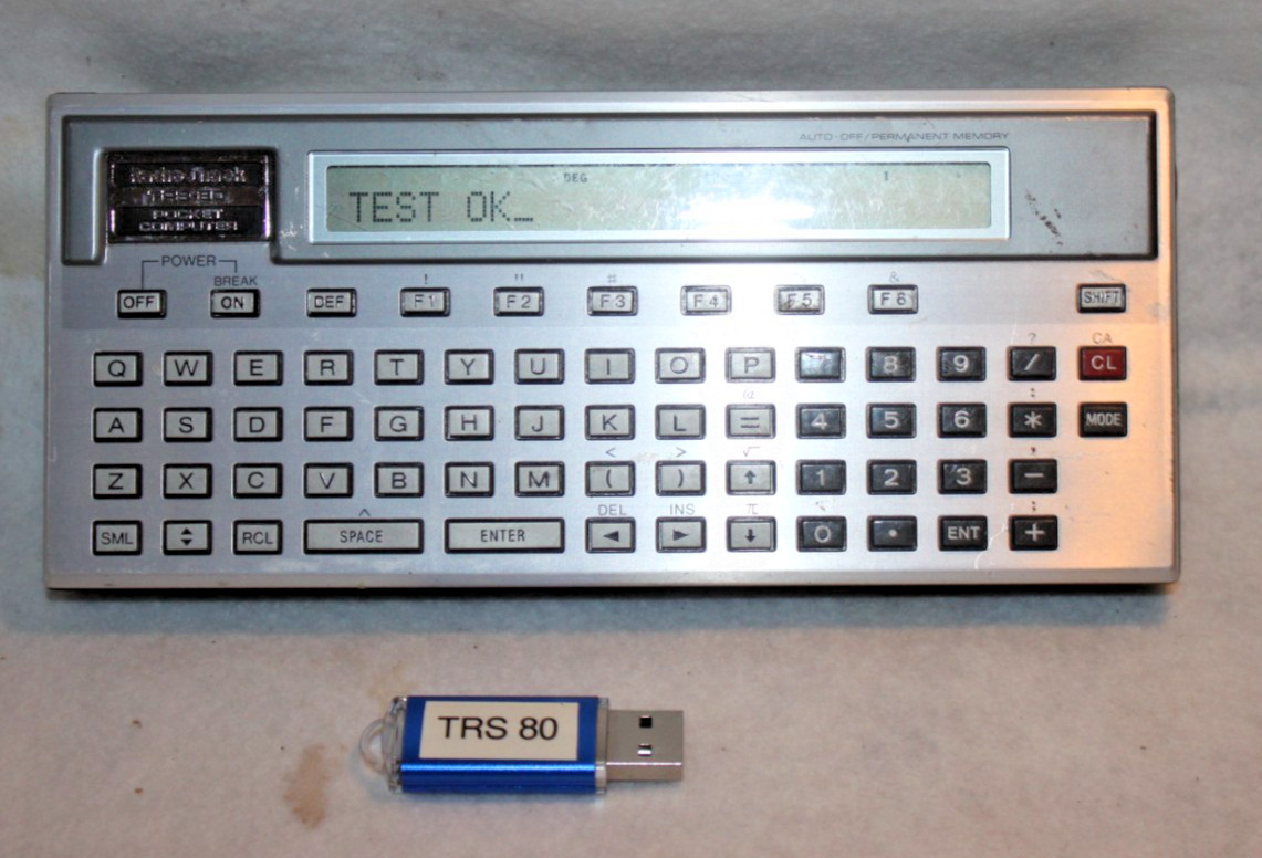 Radio Shack TRS-80 PC-2  Programmable Pocket Computer W/Manuals & Batteries
