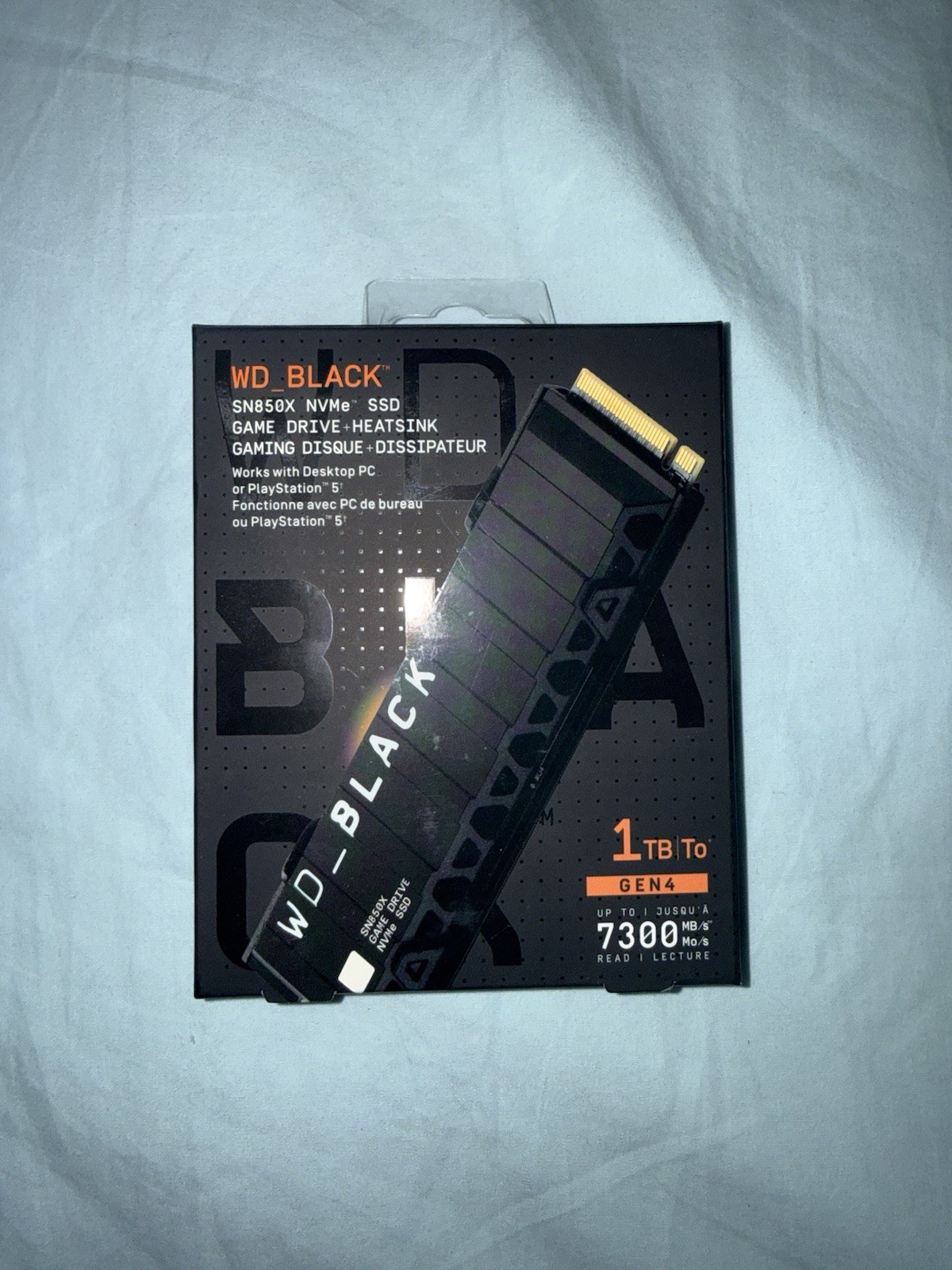 WD_BLACK SN850X 1TB NVMe Internal SSD with Heatsink (100% Health)