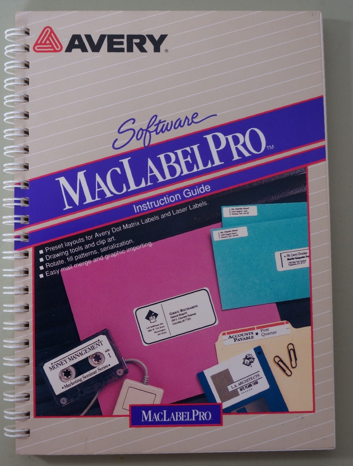 Avery - Mac Label Pro - Instruction Guide - 1991