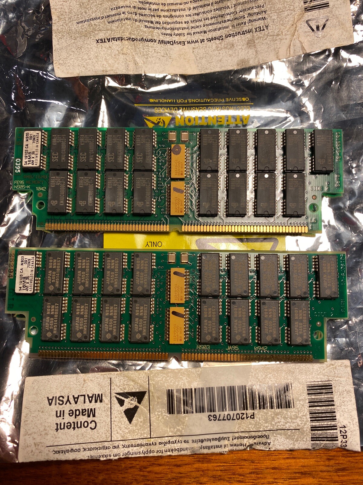 DEC DIGITAL VAXstation 16MB memory option 54-19103 4000/60 4000